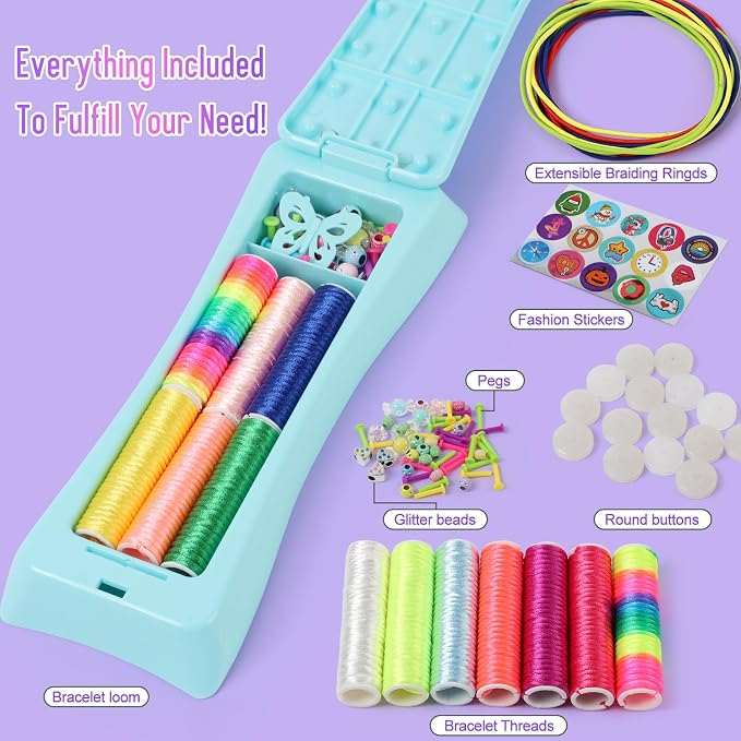 Friendship Bracelet Making Kit for Girls - Arts Crafts for Kids String