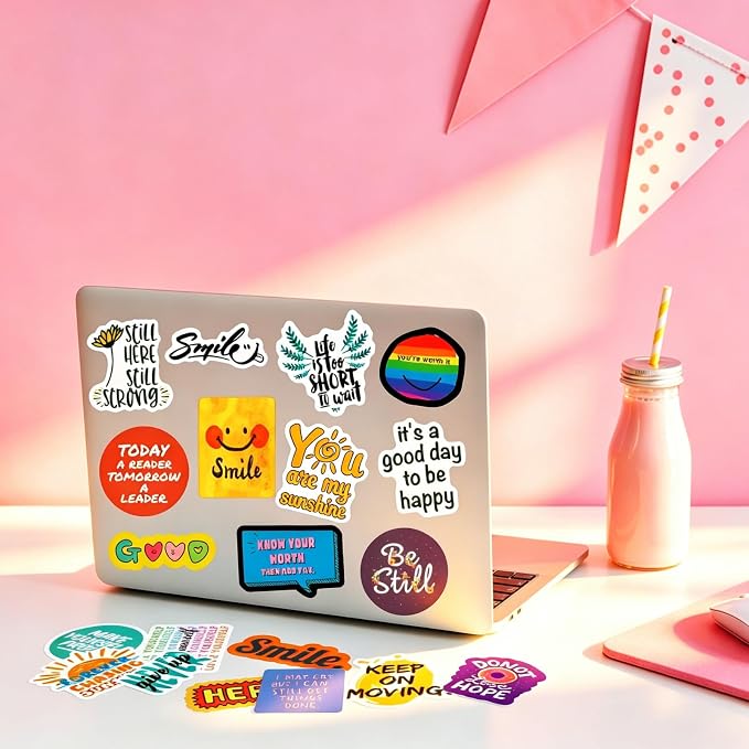 300PCS Inspirational Motivational Stickers for Scrapbook Planner Adults