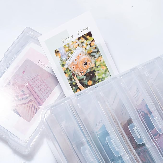 novelinks Photo Storage Box and 16 Inner 4" x 6" Photo Storage Containers