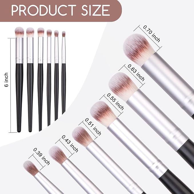 Drybrush Set - Premium Art Paintbrush Set for Miniatures,6 Different Sizes