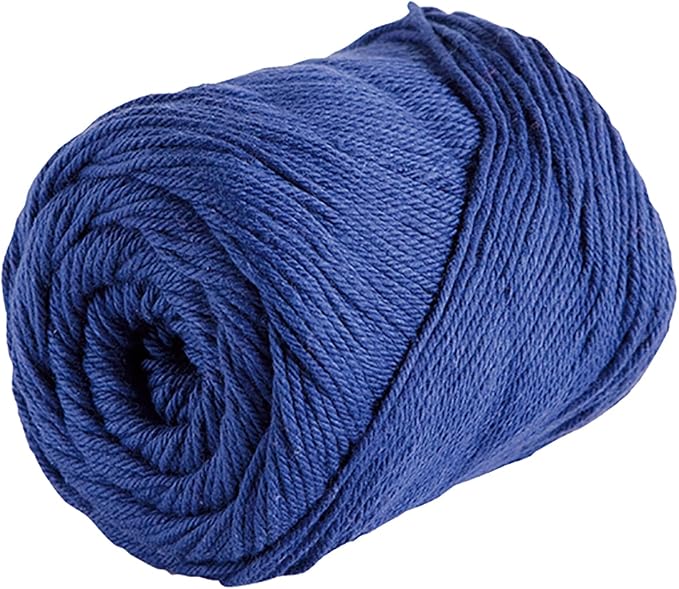 Knit Picks Dishie Blue Worsted Weight 100% Cotton Yarn for Crocheting