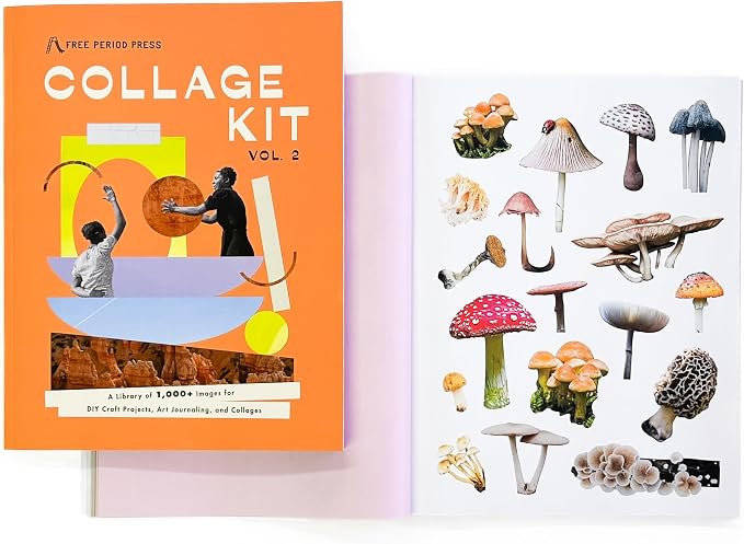 Collage Kit Vol. 2: 1000+ Images for Junk Journaling, Vision Boarding & DIY Crafts | 230-Page Creative Magazine with Perforated Pages, Prompts & Art Inspiration for Beginners & Pros (Volume 2)