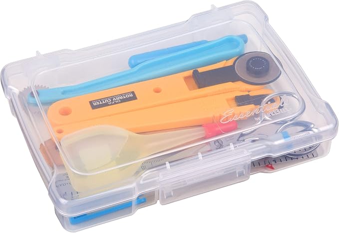 ArtBin 6946AB Photo & Craft Organizer 4" x 6" Box, [1] Plastic Storage Case, Clear