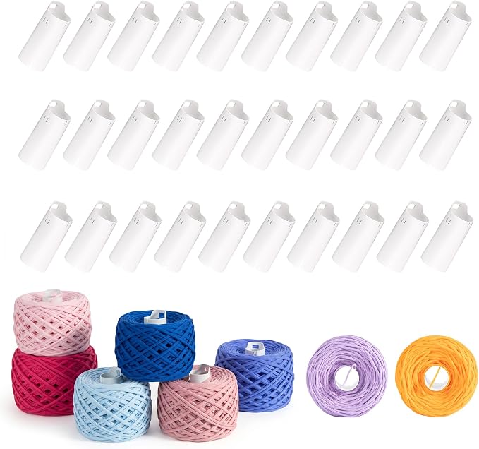 Caydo 30pcs Reusable Yarn Cake Tubes for Our Electric Yarn Winders M1