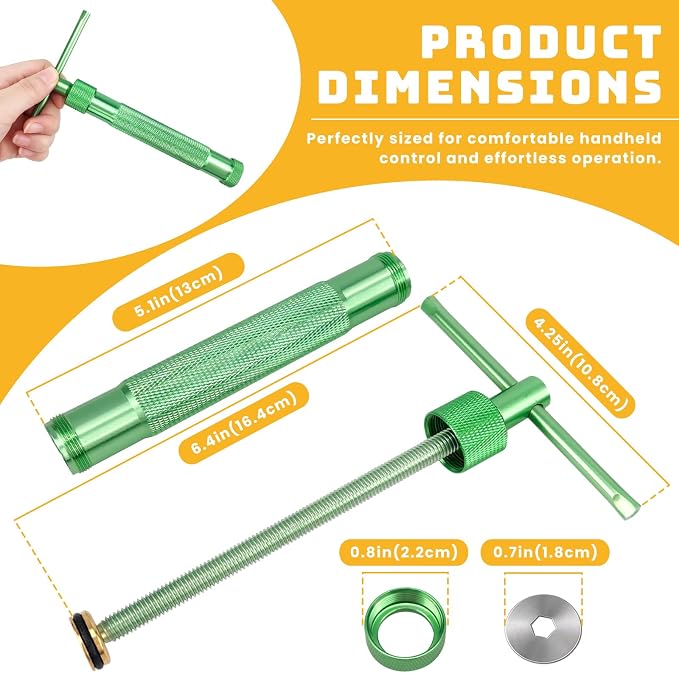CZWESTC Stainless Steel Clay Extruder with 20 Pattern Discs