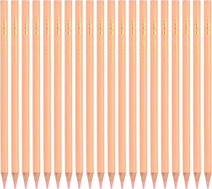 PATIKIL Skin Color Colored Pencils Set,20 Pcs Oil Color Pencils Wooden Coloring Drawing Pencil for Artists Art Painting