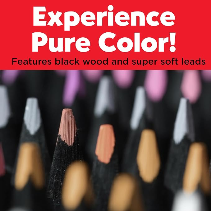 Faber-Castell Black Edition Skin Tone Colored Pencils, 12 Count