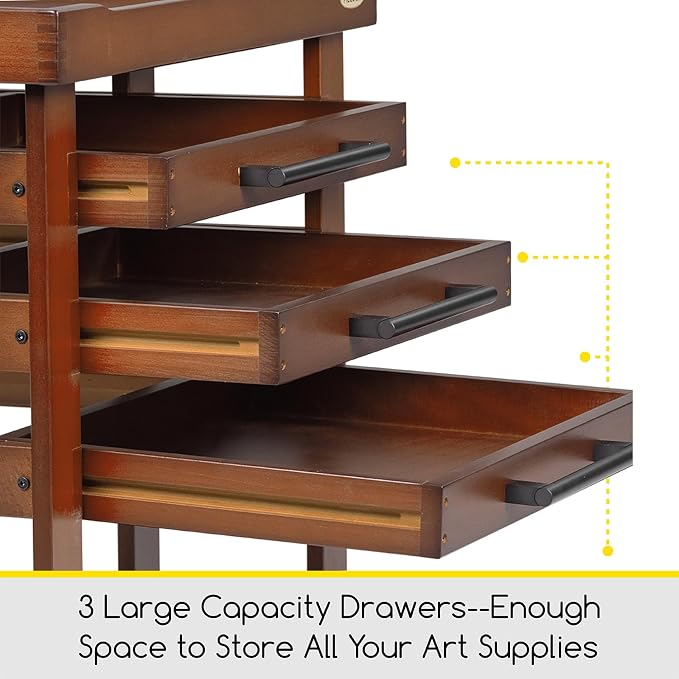 MEEDEN Art Supplies Storage Cart: 5-Tier Utility Rolling Cart