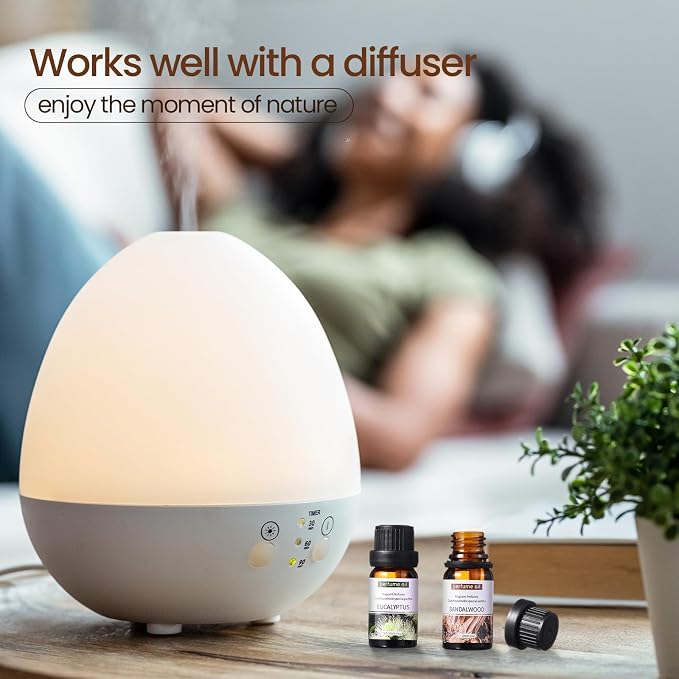 Nuanchu 108 Pcs Essential Oil Set for Diffusers Perfume Candle Soap Making