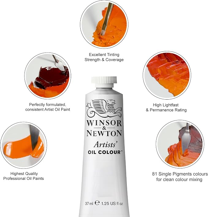 Winsor & Newton Artists' Oil Paint, 200ml Tube, Vandyke Brown