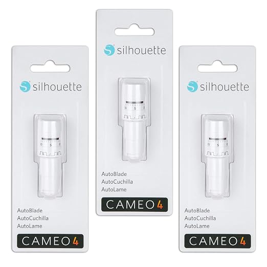 Silhouette Cameo 4 Auto Blade with Sintered Tungsten Alloy - 3 Pack