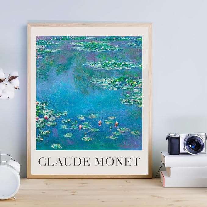 3 Pack Monet Paint by Numbers Kit for Adults Beginner (Without Frame)