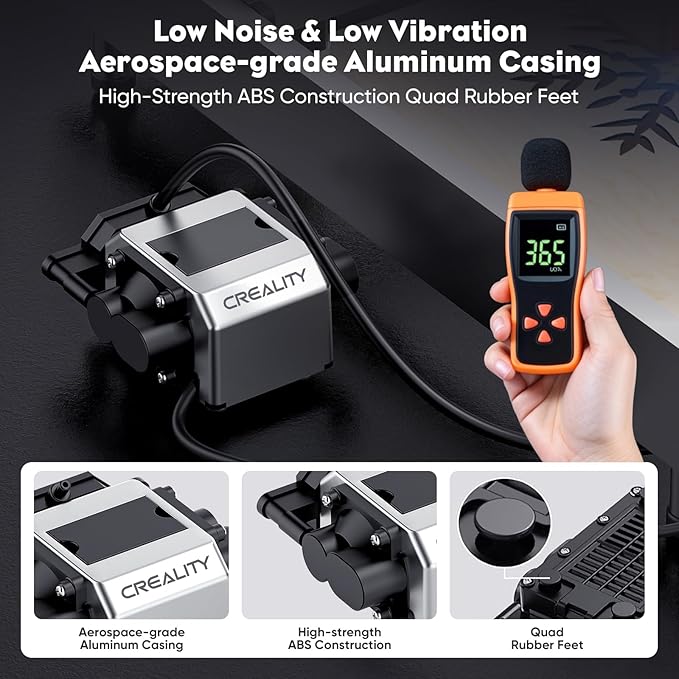 Air Assist for Laser Cutter, Laser Air Assist Laser Engraver for Wood and Metal 22L/min Air Output for Laser Air Assist Protect Laser Lens Reduce Surface Temperature
