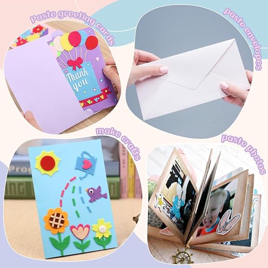 Phinus 3000 Pieces Glue Points, Balloon Tape, Sticky Dots, Double Sided Glue Points, Balloon Sticky Dots for Craft, Wedding Decoration, Stick Photos