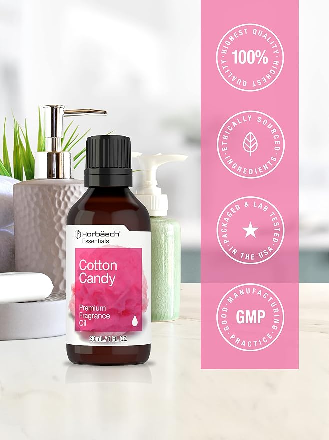 Horbäach Cotton Candy Fragrance Oil | 1 fl oz (30ml) | Premium Grade
