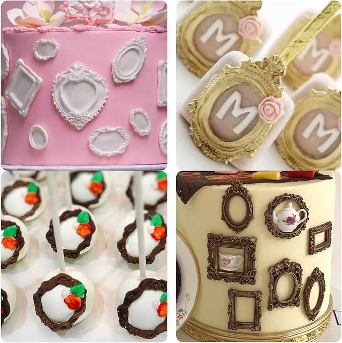 Picture Frame Chocolate Molds Set of 3