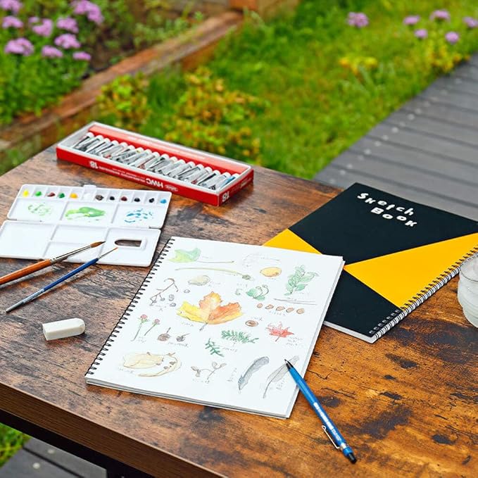 Maruman Zuan Sketch Pad, Horizontal B5, 7.17" x 10.12", 50 Pages