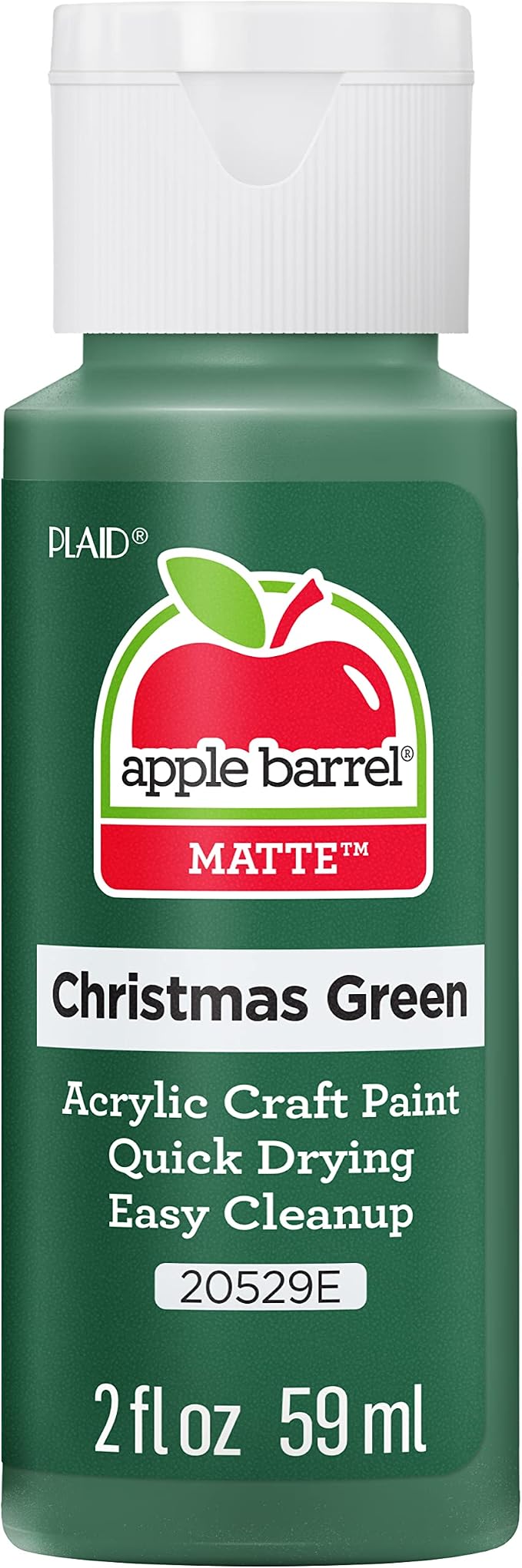 Apple Barrel Acrylic Paint in Assorted Colors (2-Ounce), 20529 Christmas Green