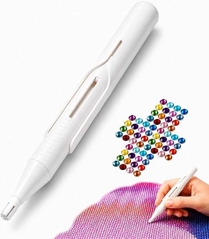 2026 New Automatic Diamond Painting Bead Dispenser (White)