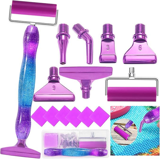 Diamond Art Pens Tools Diamond Painting Accessories Kits with Screw Metal Tip Roller Diamond Painting Pen Bead Dot Drill Pens for Diamond Art Craft Nail