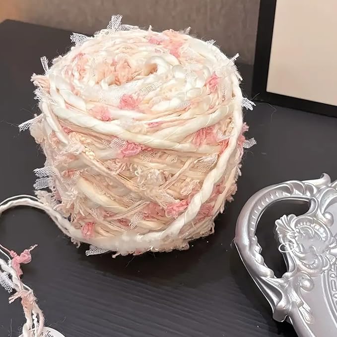 Artisanal Yarn Fancy Yarn Multifiber Blended Yarn Novelty Colorful Soft