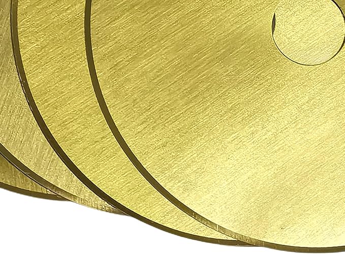 60mm Rotary Cutter Blades 5-Pack Titanium Replacement Blades Fits Fiskars, OLFA,Martelli,Dremel,Truecut,DAFA for Quilting Scrapbooking Sewing Arts & Crafts Sharp and Durable Cutter Blade for Fabric