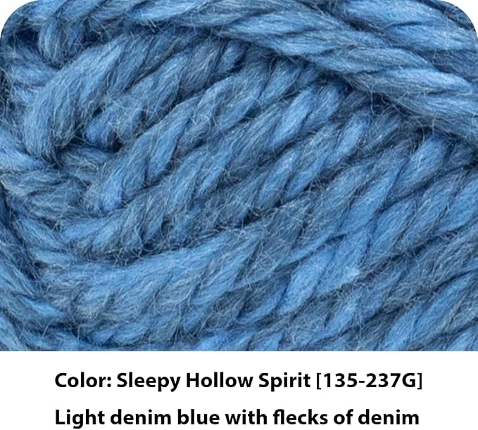 Lion Brand Yarn Hometown Yarn, Super-Bulky Yarn for Knitting, Crocheting, and Crafting, 3 Pack, Sleepy Hollow Spirit