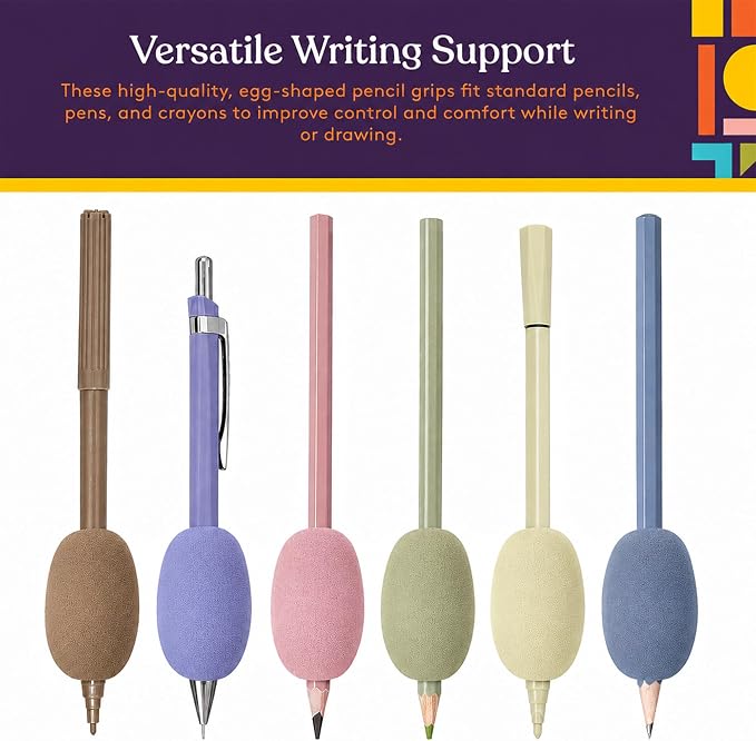 Special Supplies Egg Pen-Pencil Grips for Kids and Adults