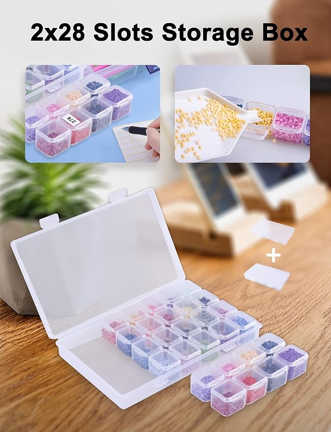 Ratukall A3 LED Light Pad for Diamond Painting, USB Powered Light Board Kit | Adjustable Brightness Light Box for Tracing with Diamond Art Accessories & Tools, Includes Storage Case, Drill Pens & Stand