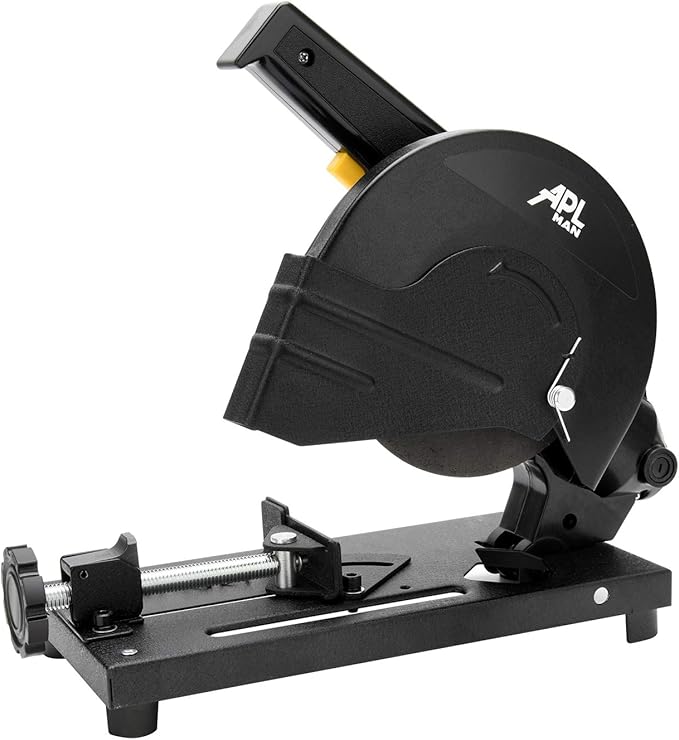 APLMAN 6 Inch Cut off Saw Metal Cutting Chop Saw Miter Saw 45° Angle iron/Rebar/Iron/Plastic Cutting