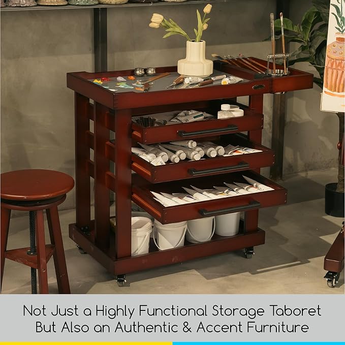 MEEDEN Art Supplies Storage Cart: 5-Tier Utility Rolling Cart