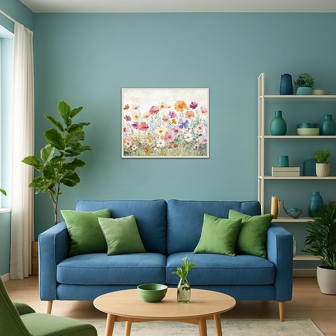 Banket Floral Paint by Numbers Kit for Adults Beginner DIY Painting Kits for Adults Flowers Easy Adult Paint by Number Kits on Canvas Color by Numbers for Gifts Home Wall Decor 16x20 Inch
