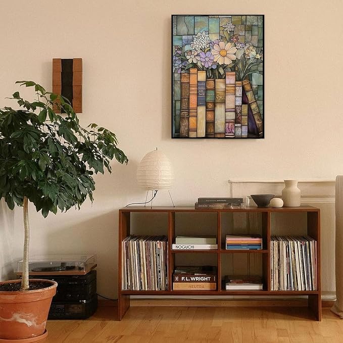 DAZZLEDOTS Diamond Art Kits, Vintage Book Wildflower Diamond Painting