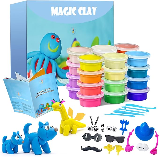 Modeling Clay Kit, 24 Colors Air Dry Clay