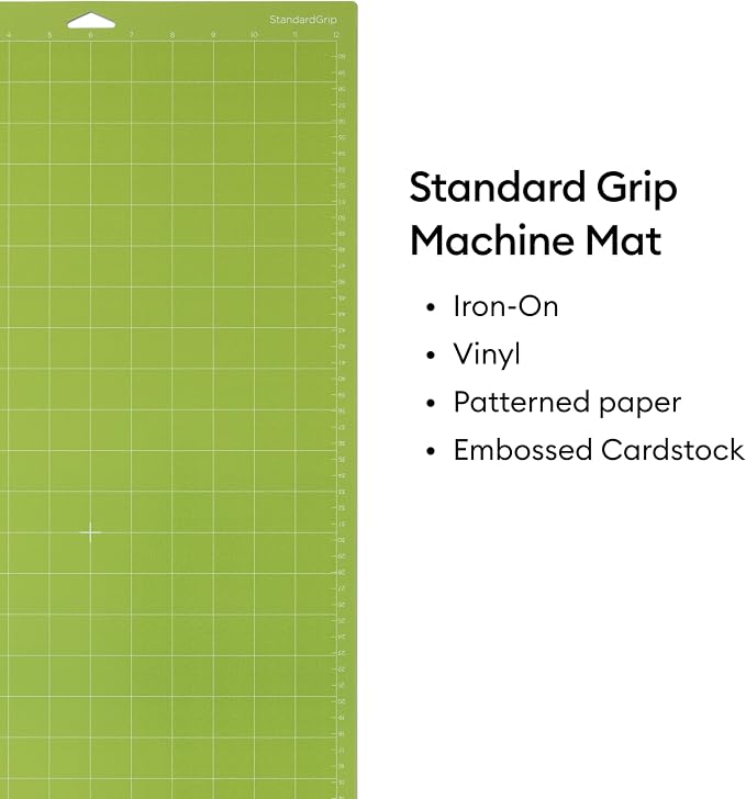 Cricut Cutting Mat Variety Pack (4 Count, 12in x 24in) | For Explore & Maker Machines - Includes 2 StandardGrip, 1 LightGrip, 1 StrongGrip