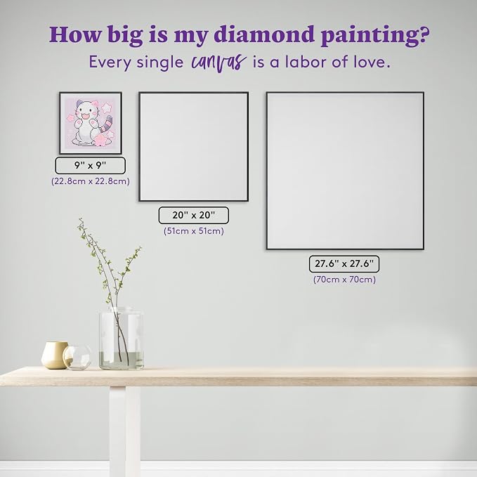 DIAMOND ART CLUB Candi Cat Diamond Art Kits for Adults