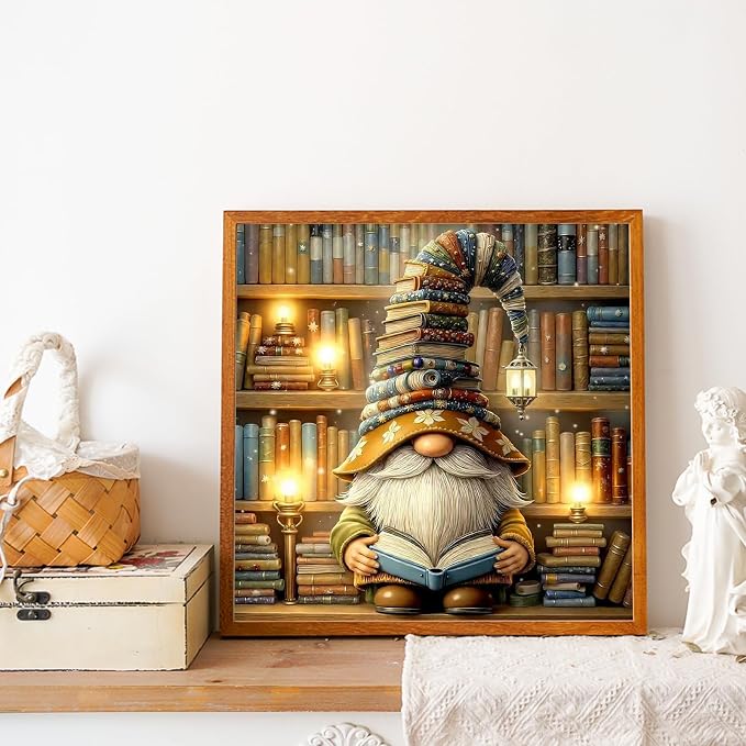 Mandun Gnome Diamond Painting Kits for Adults, Diamond Art Kits, 14x14 in
