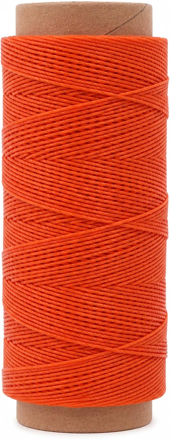 Mandala Crafts 130M 0.55mm Burnt Orange Leather Sewing Round Waxed Thread