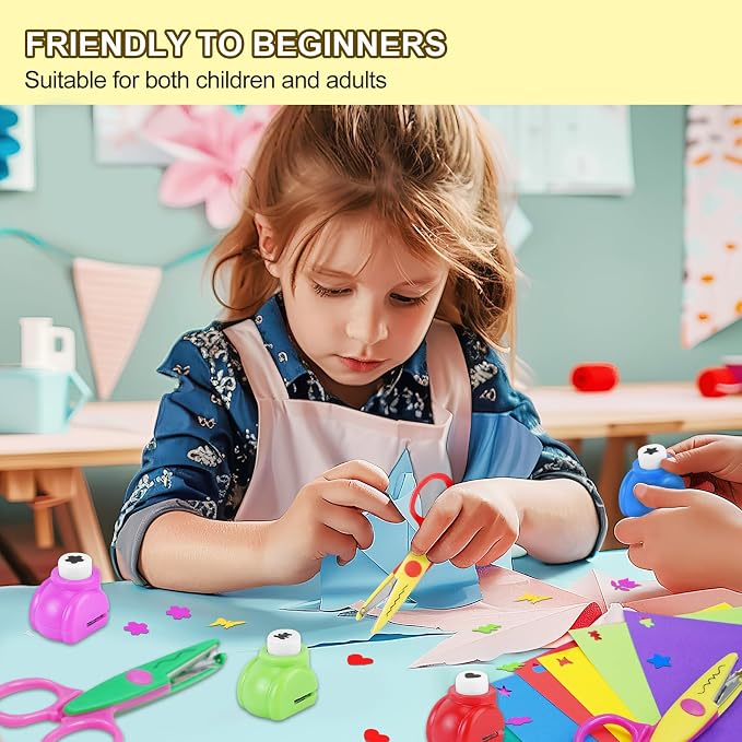 UCEC 44 Pack Arts and Crafts Supplies Kit for Kids, Crafting Set