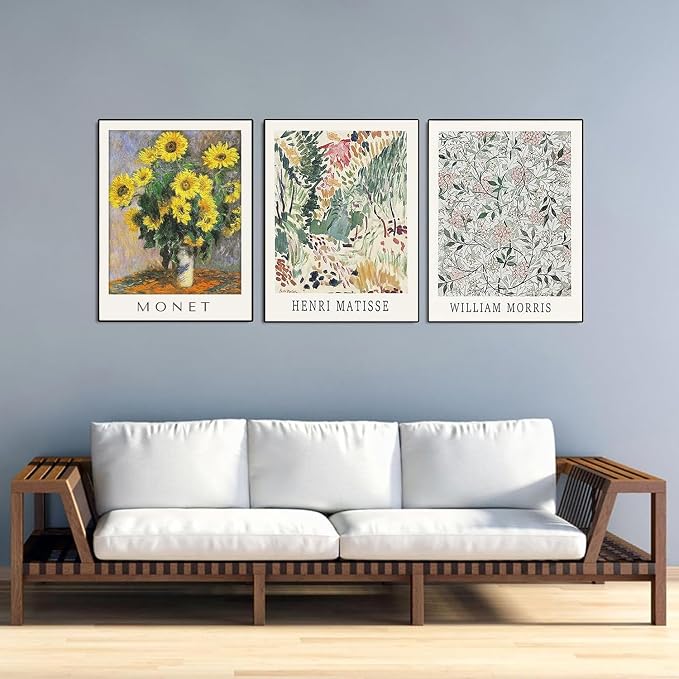 4 Pack Monet Diamond Art Kits for Adults Diamond Painting Kit for Beginner