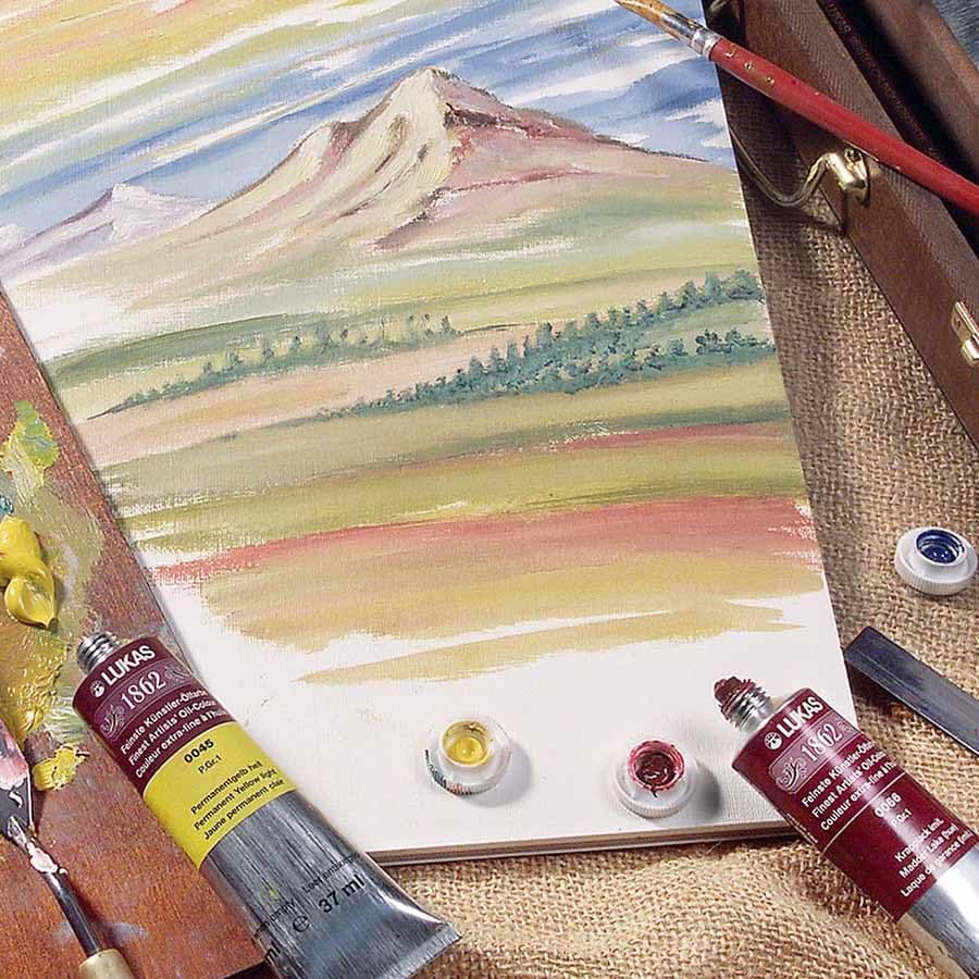Lukas 1862 Professional German Oil Paint, Indigo 37 mL - w/Beeswax & Non-Yellowing Sunflower Oil, Short Drying Time, Smooth, Outstanding Lightfastness
