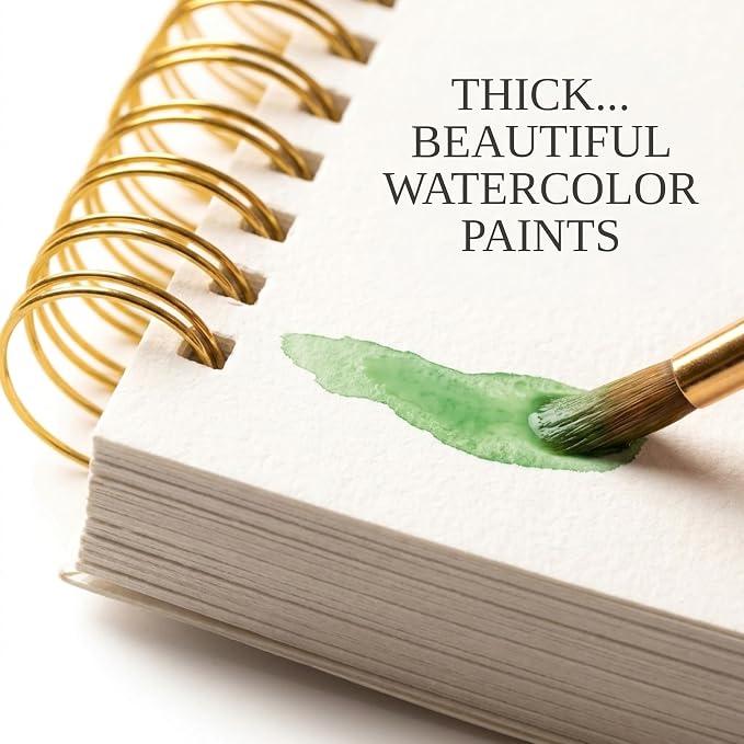 Beautiful Watercolor Book for Beginners - Guided Painting Workbook | 12 Botanical Designs on Quality Paper - Relaxing Watercolor Activity Book for Adults and the Perfect Art Gift for Women