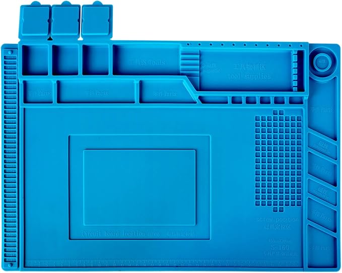 Kaisi S160 Soldering Mat Insulation Silicone Magnetic Repair Work Mat