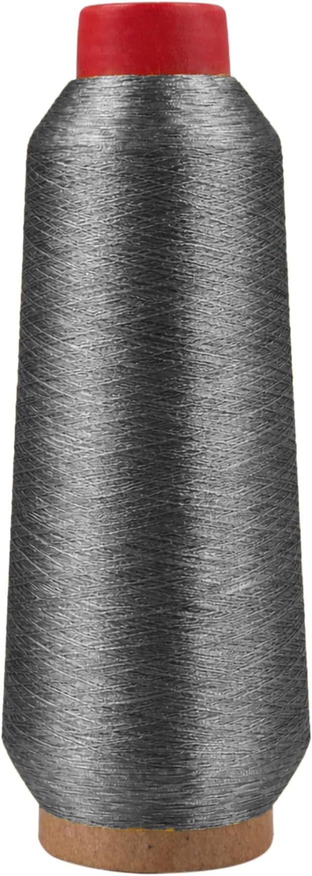 Mandala Crafts Metallic Gunmetal Embroidery Floss for Sewing, 3281 Yard Spool