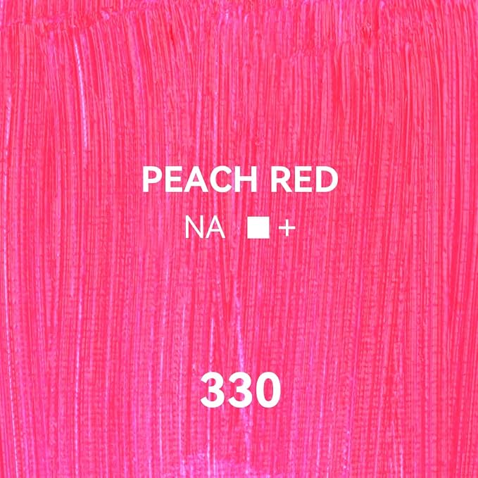 PHOENIX Peach Red Oil Paint - Studio Oil Paint Single Large Tube - 170ml / 5.75 Fl oz. Peach Red 330