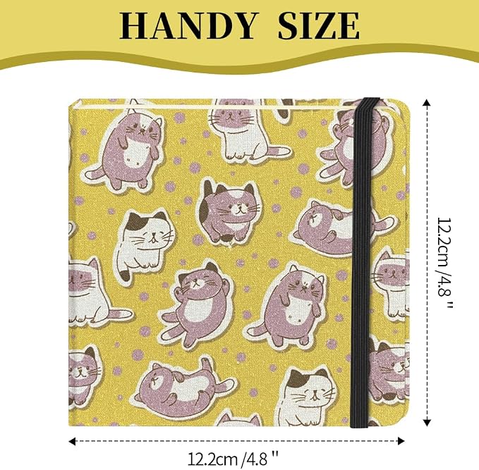 4.8" Pocket Sketch Book,80gsm Hardcover Art Sketchbook for Drawing Journal
