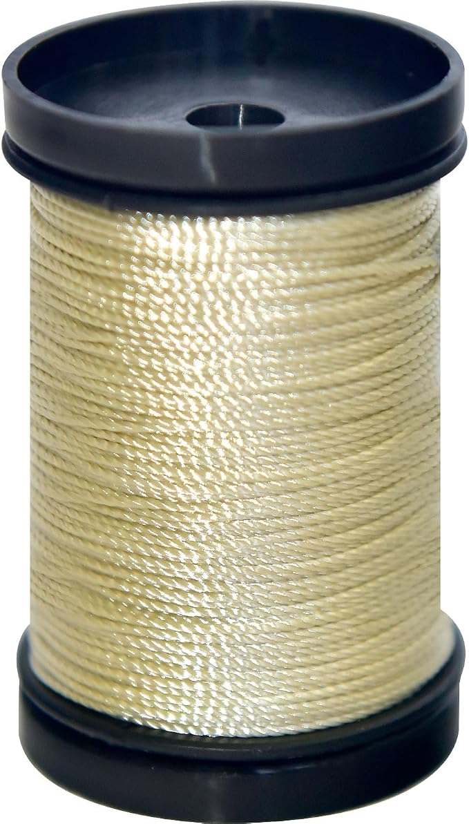 30 Yards Heavy Duty Extra Strong Upholstery Nylon Sewing Thread for Machine, Home, Hand, Craft, and Denim Leather，Color：Beige