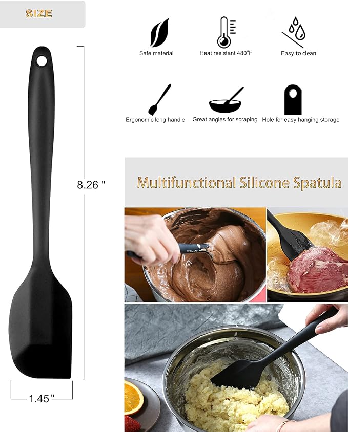 Double Boiler Pot Set, Stainless Steel Melting Pot 600ml and 1600ml | with Silicone Spatula for Melting Chocolate, Soap, Wax, Candle Making
