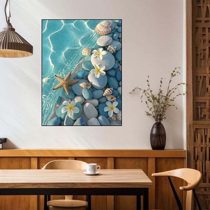Benjenes Ocean Diamond Art Kits for Adults, Diamond Painting Kits