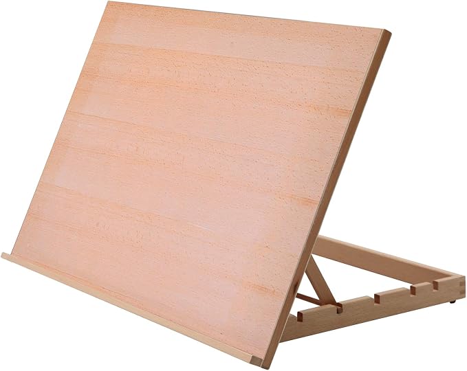 Extra Large 5-Position Wood Drafting Table Easel Drawing & Sketching Board, | 29 1/2 Inches by 19 2/3 Inches